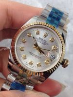 Rolex AAA Grade Replica Datejust Diamond Silver Face 31mm Watch